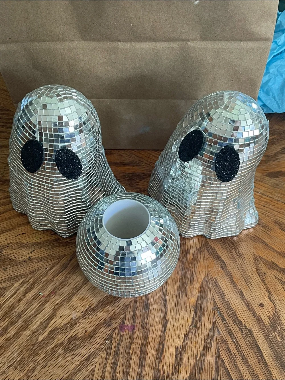 Silver Disco Ghost Party Decor Set - Home Party Supplies